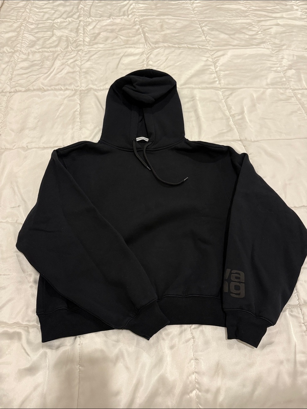 Alexander Wang Black Crewneck Hoodie